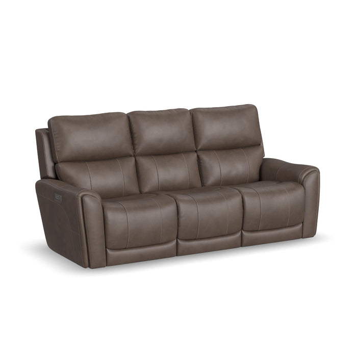 Carter - Power Reclining Sofa With Console & Power Headrests & Lumbar