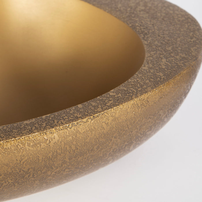 Ovate - Brass Bowls (Set of 2) - Yellow