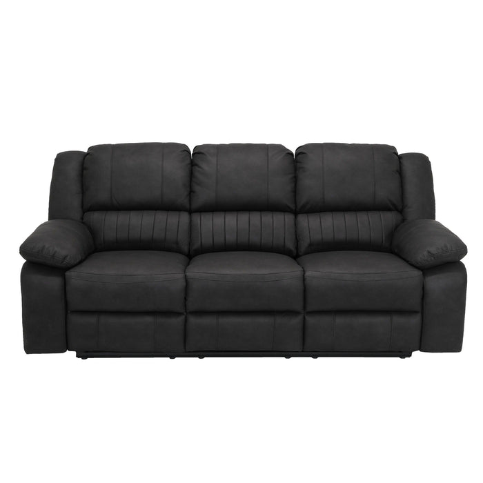 Navaro - Reclining Sofa - Black Licorice