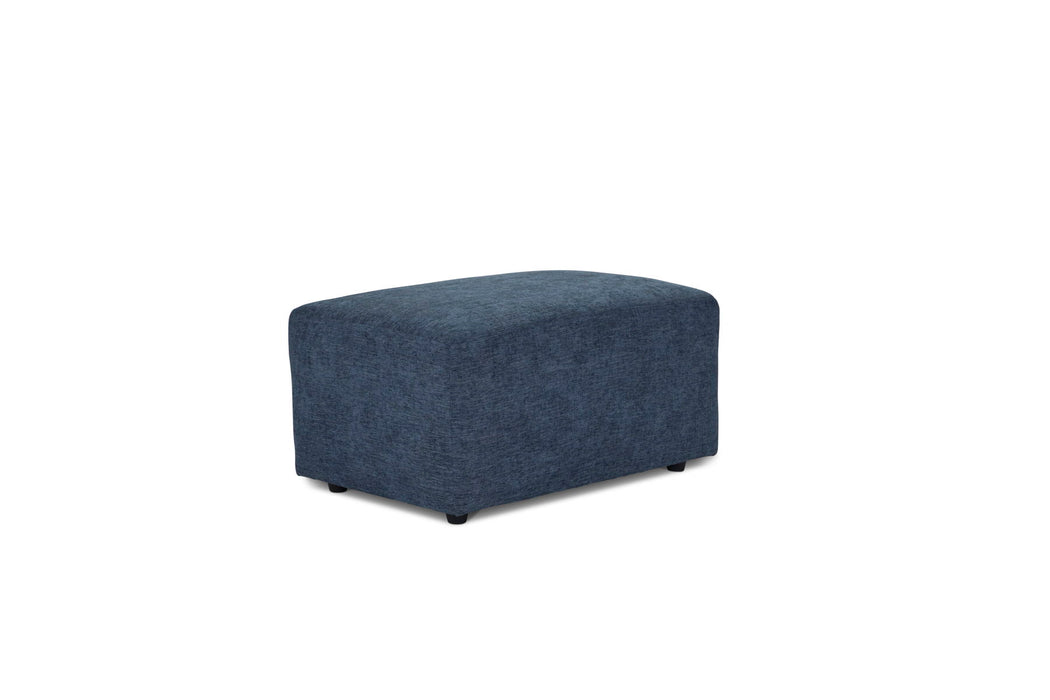 Dawson - Stationary Ottoman - Blue