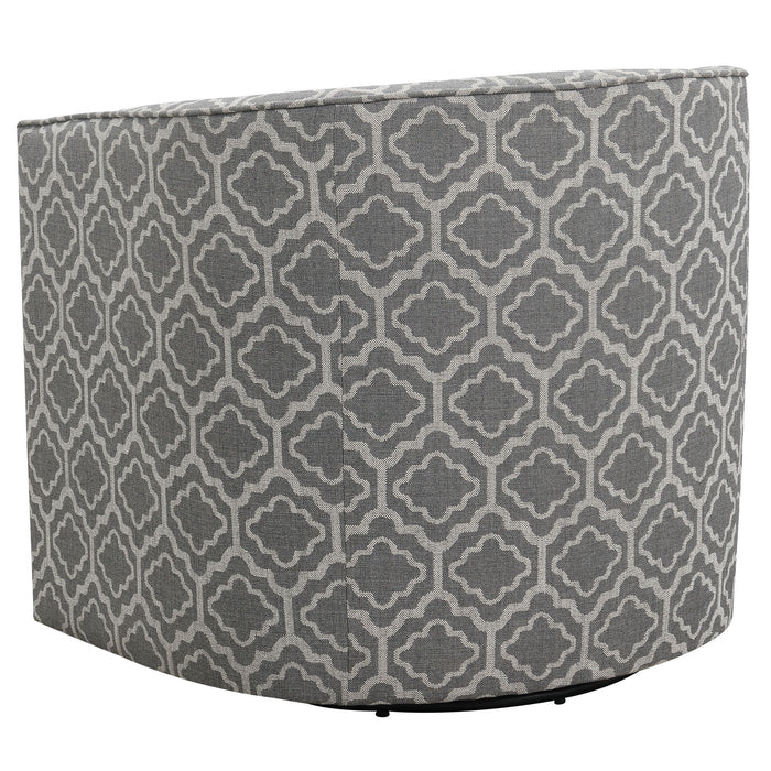 Milo - Swivel Chair - Pewter Gray