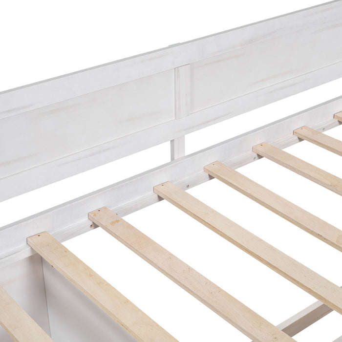Daybed With Drawers And Shelves