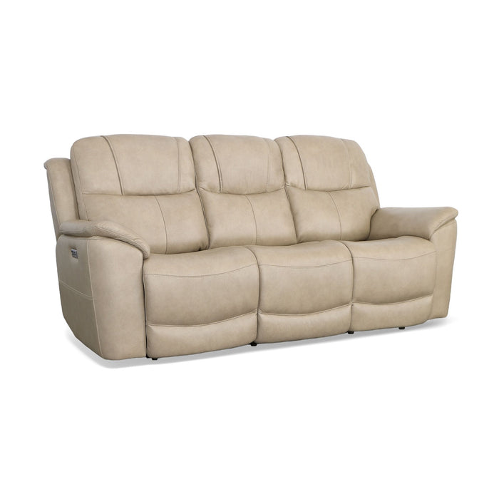 Crew - Power Reclining Sofa With Power Headrests & Lumbar - Black