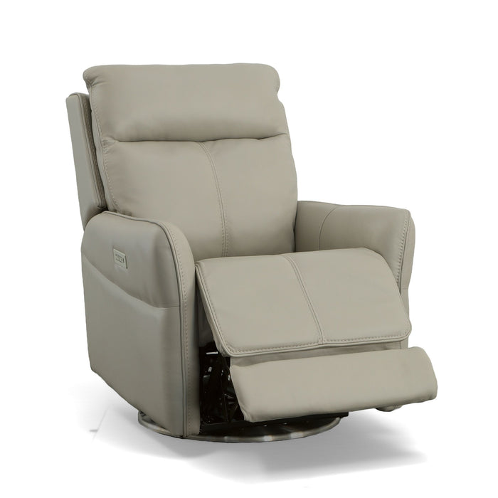 Spin - Swivel Power Recliner with Power Headrest & Lumbar