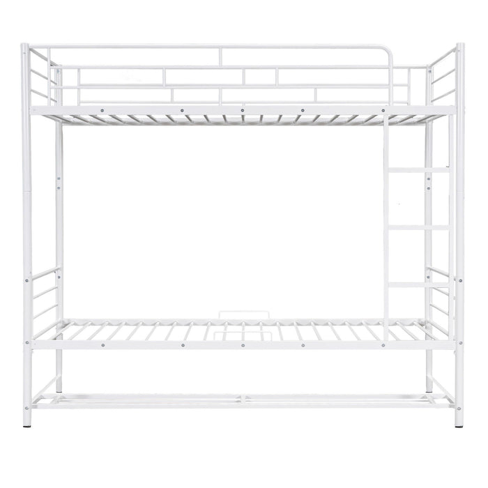 Metal Bunk Bed & Shelf And Guardrails
