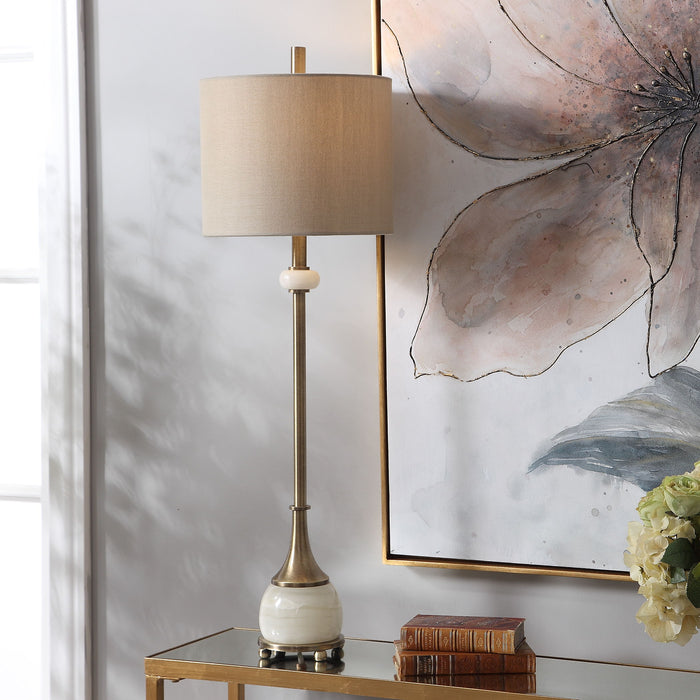 Natania - Plated Buffet Lamp - Brass