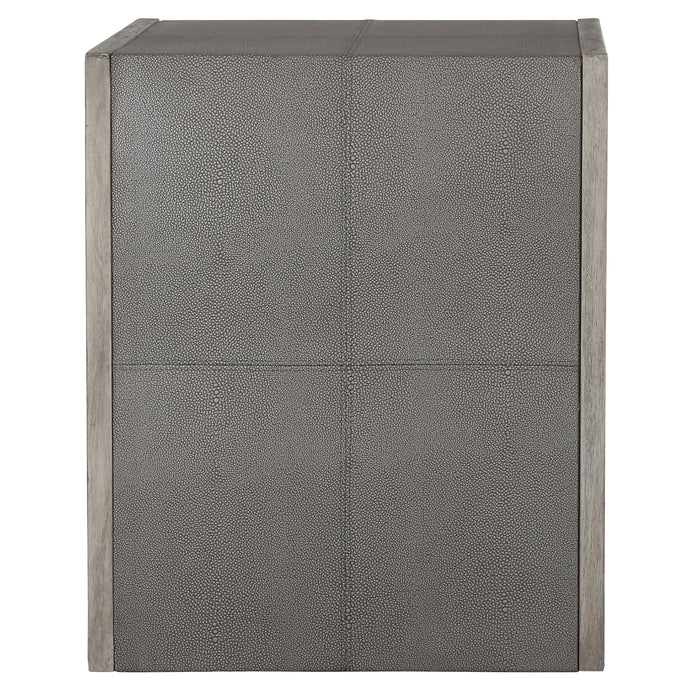 Aerina - Modern End Table - Gray