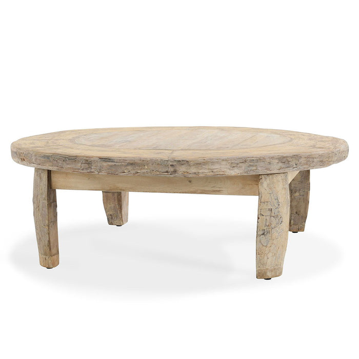 Alta - Wheel Coffee Table - Antique White