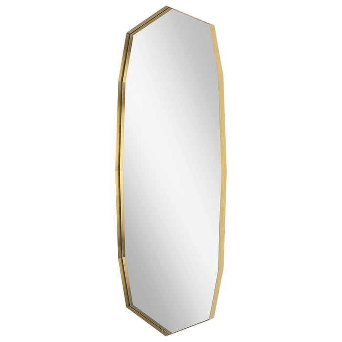 Vault - Oversized Angular Mirror - Gold