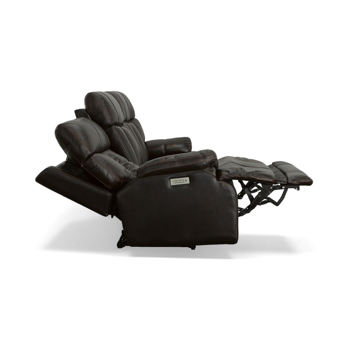 Clive - Power Reclining Sofa with Power Headrests & Lumbar