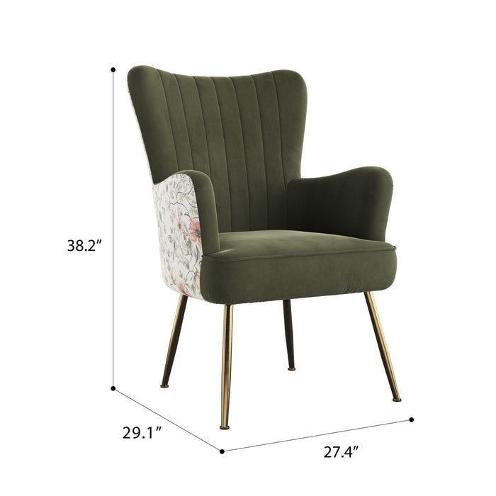 Amera - Accent Chair - Emerald Green