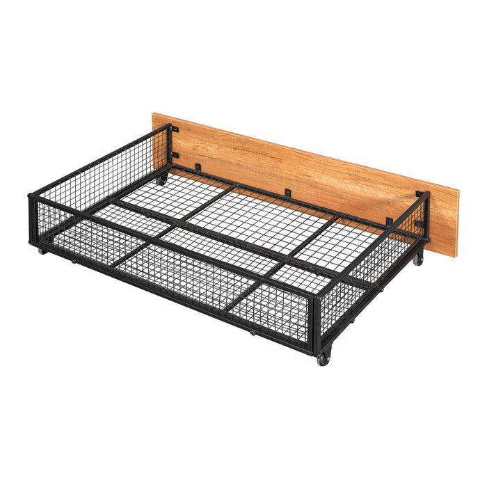 Triple Bunk Bed With Drawers And Guardrails