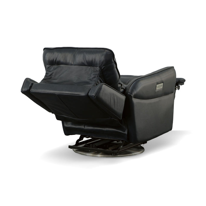 Spin - Swivel Power Recliner with Power Headrest & Lumbar