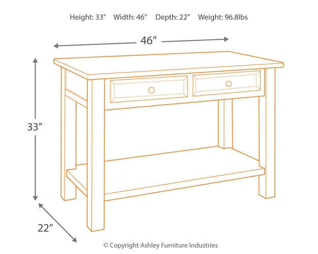 Ashley Express - Tyler Creek Sofa Table