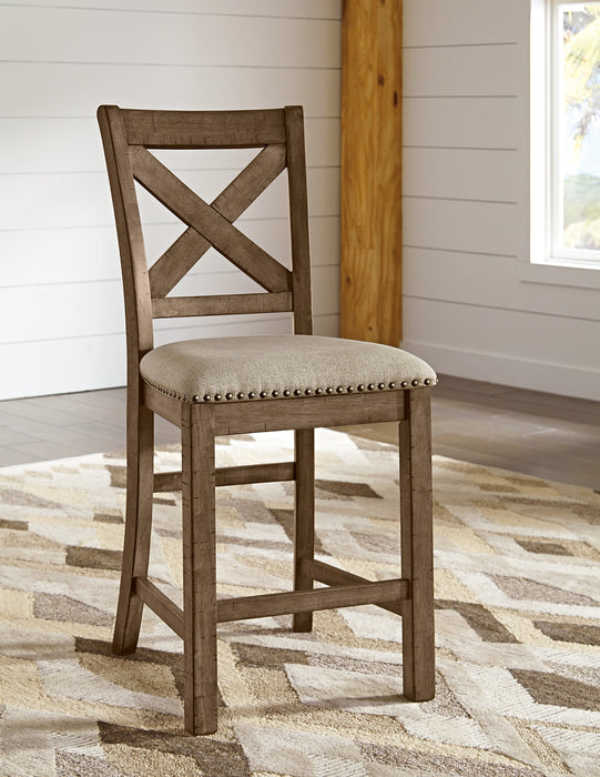 Ashley Express - Moriville Upholstered Barstool (2/CN)