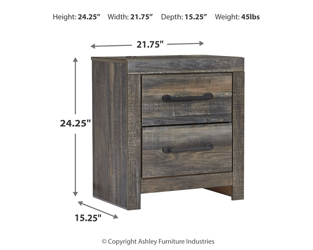 Ashley Express - Drystan Two Drawer Night Stand