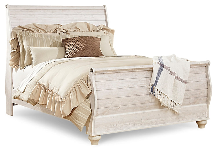 Willowton  Sleigh Bed