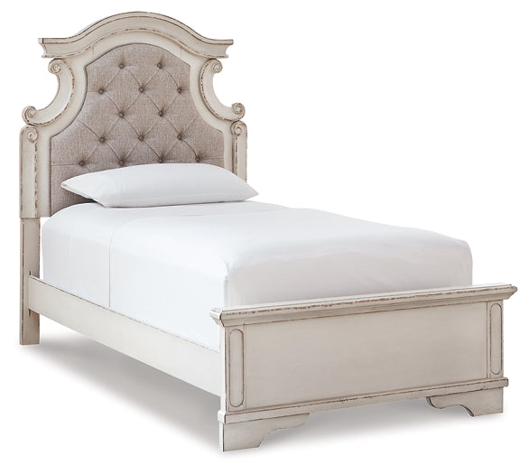 Realyn  Upholstered Panel Bed