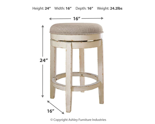 Ashley Express - Realyn UPH Swivel Stool (1/CN)