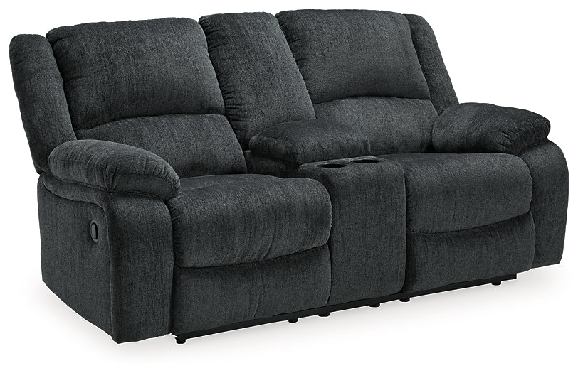 Draycoll DBL Rec Loveseat w/Console