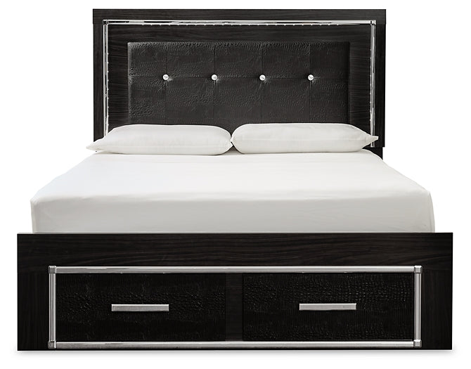 Kaydell  Upholstered Panel Bed With Storage