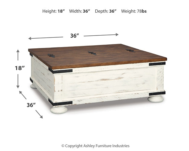 Ashley Express - Wystfield Cocktail Table with Storage