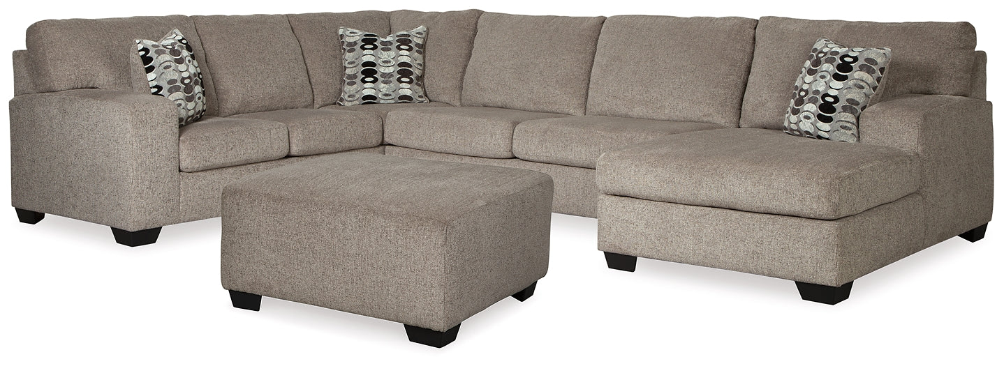 Ballinasloe 3-Piece Sectional with Ottoman