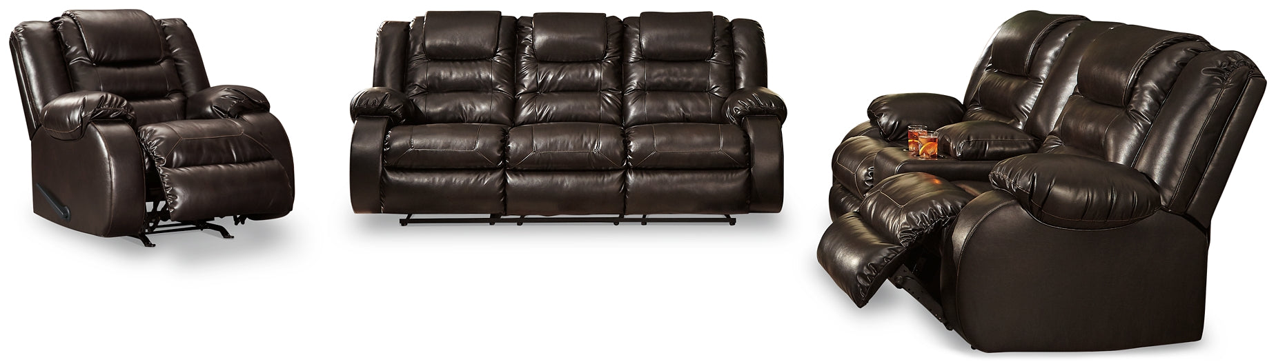 Vacherie Sofa, Loveseat and Recliner