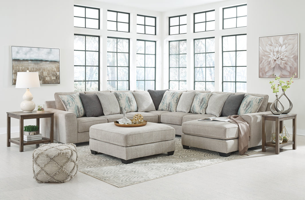 Ardsley 5-Piece Sectional with Ottoman