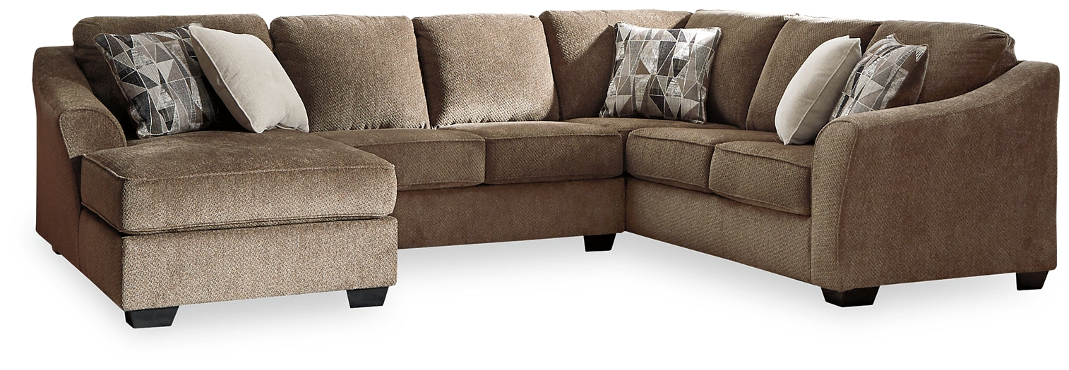 Graftin 3-Piece Sectional with Ottoman