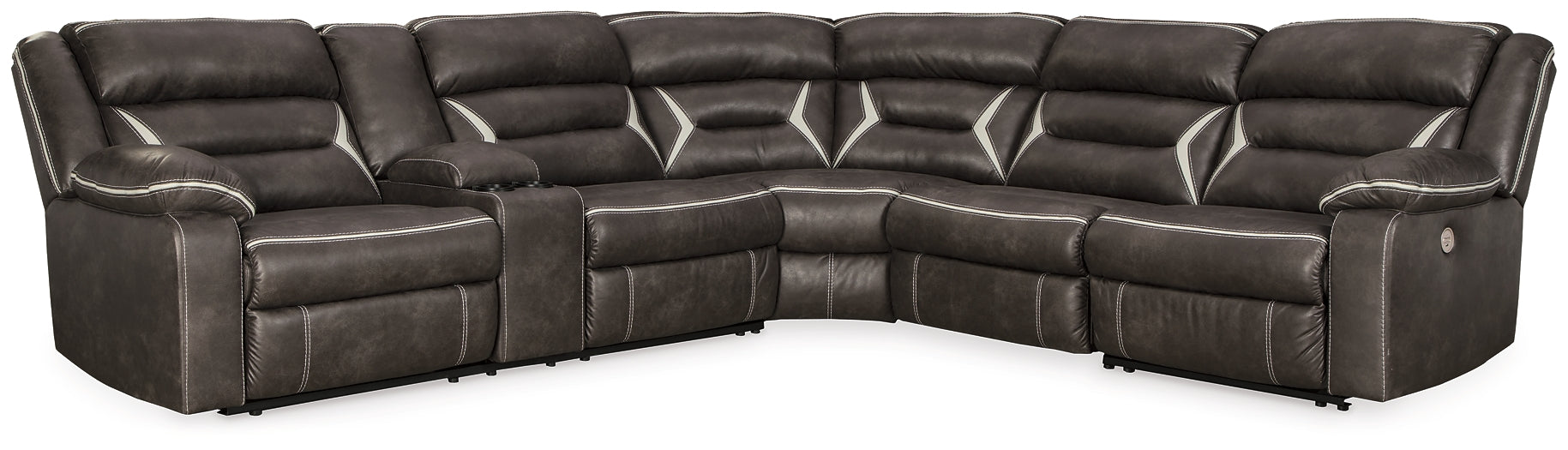 Kincord 4-Piece Sectional with Recliner