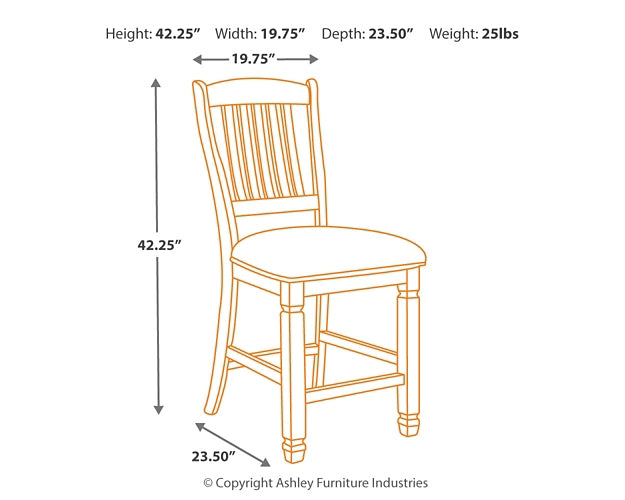 Ashley Express - Bolanburg 2-Piece Bar Stool