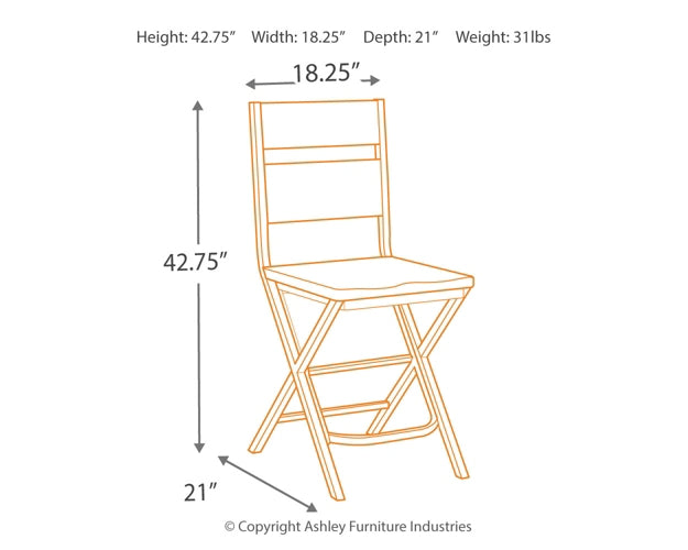 Ashley Express - Kavara 2-Piece Bar Stool