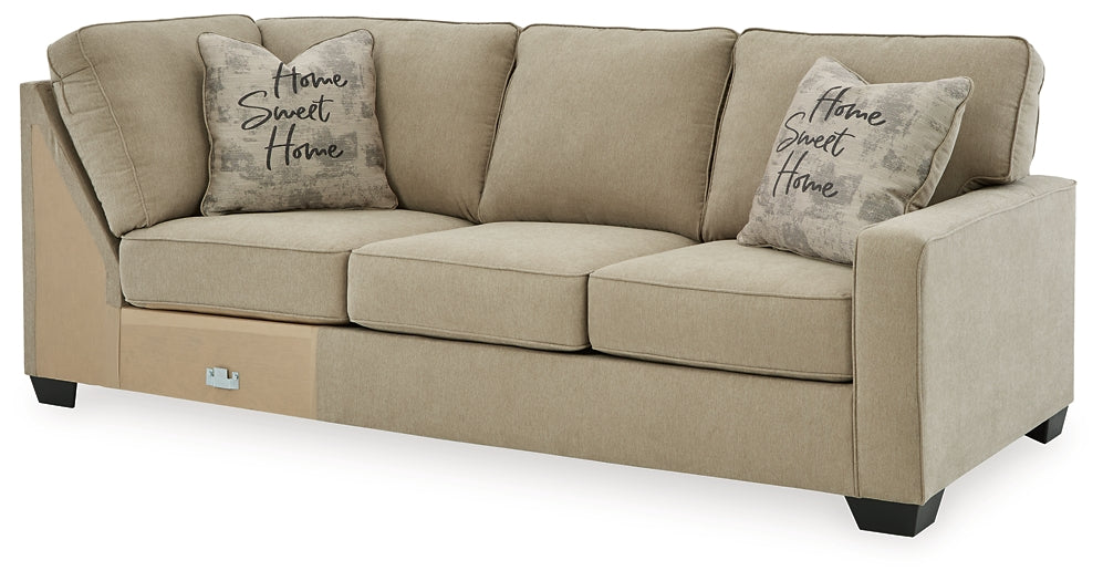 Lucina 2-Piece Sectional with Ottoman