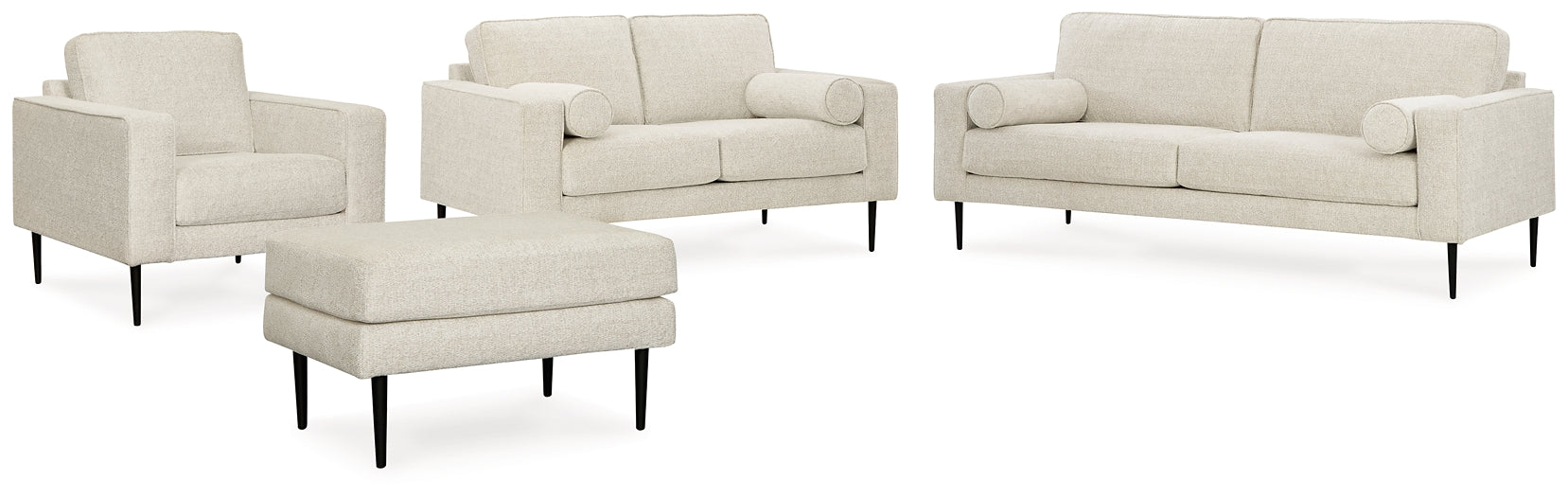 Hazela Sofa, Loveseat, Chair and Ottoman