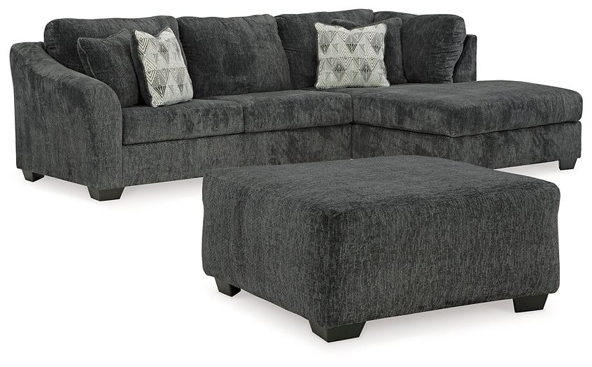 Biddeford 2-Piece Sectional with Ottoman