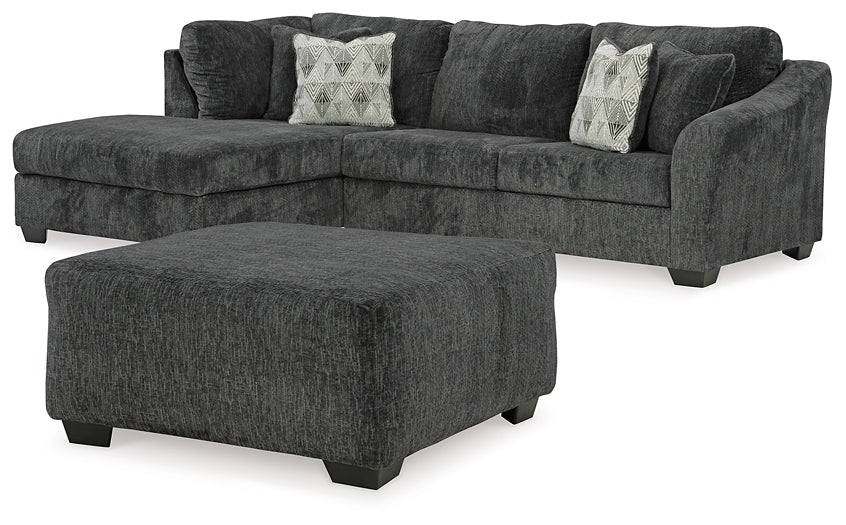 Biddeford 2-Piece Sectional with Ottoman