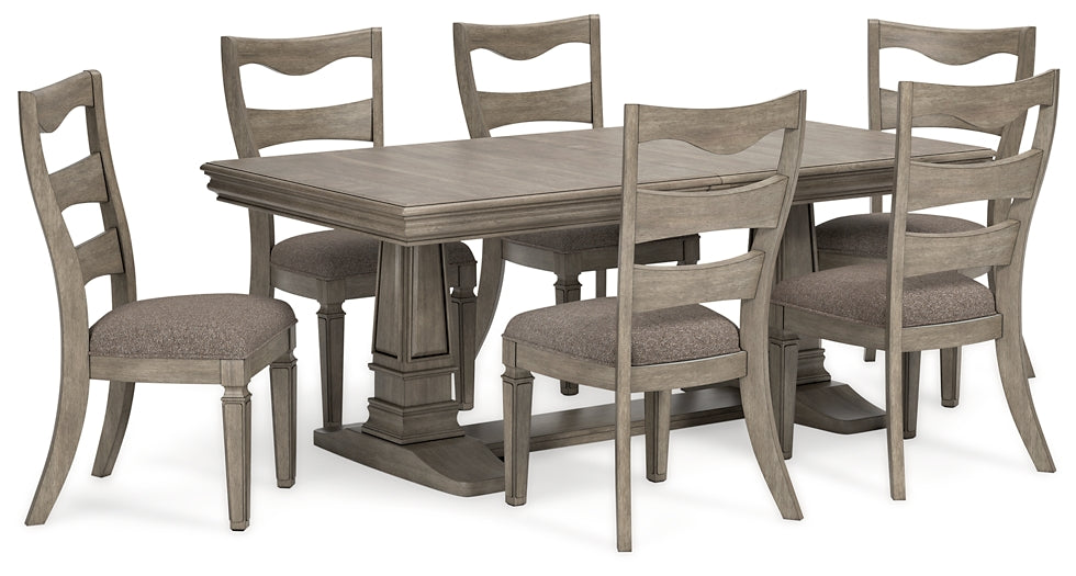 Lexorne Dining Table and 6 Chairs