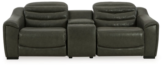 Center Line 3-Piece Power Reclining Loveseat with Console