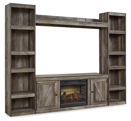 Ashley Express - Wynnlow 4-Piece Entertainment Center with Electric Fireplace