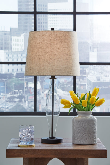 Ashley Express - Travisburg Glass Table Lamp (2/CN)