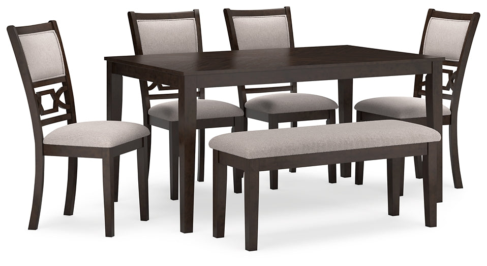 Langwest Dining Room Table Set (6/CN)