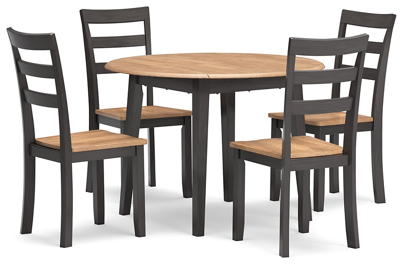 Ashley Express - Gesthaven Dining Table and 4 Chairs