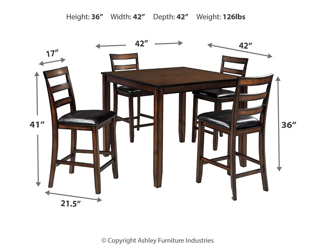 Ashley Express - Coviar DRM Counter Table Set (5/CN)