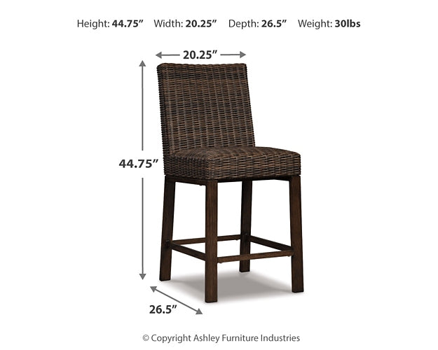 Ashley Express - Paradise Trail Barstool (2/CN)