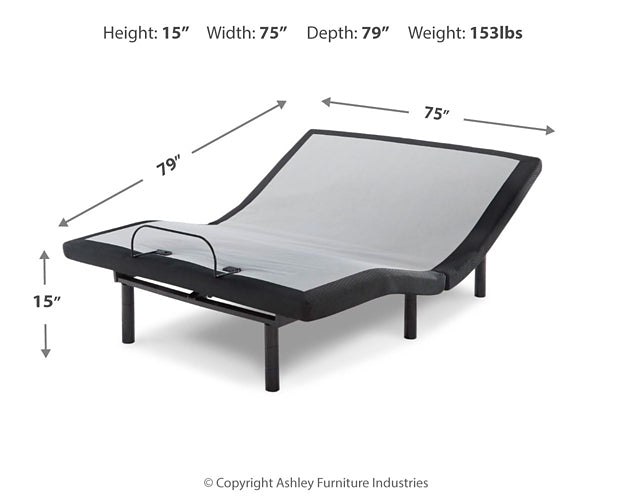 Ashley Express - Head-Foot Model-Good  Adjustable Base