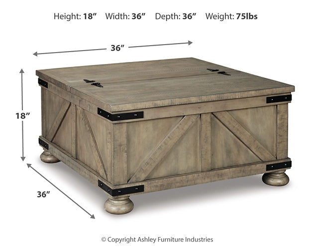 Ashley Express - Aldwin Cocktail Table with Storage