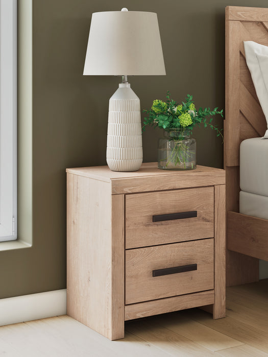 Ashley Express - Sanginlane Two Drawer Night Stand