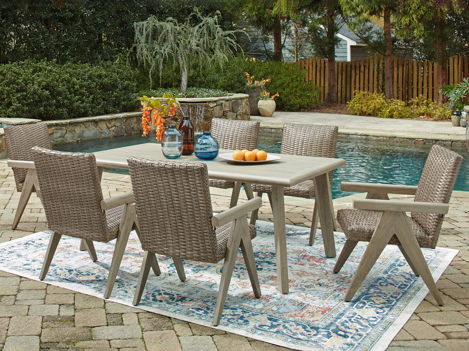 Cliff Trails Outdoor Dining Table and 6 Chairs