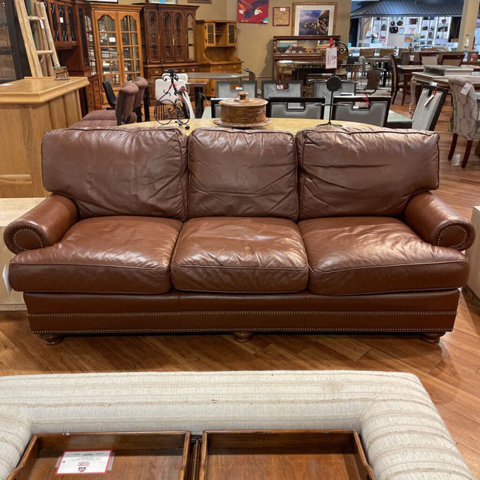 Brown Leather NH Sofa